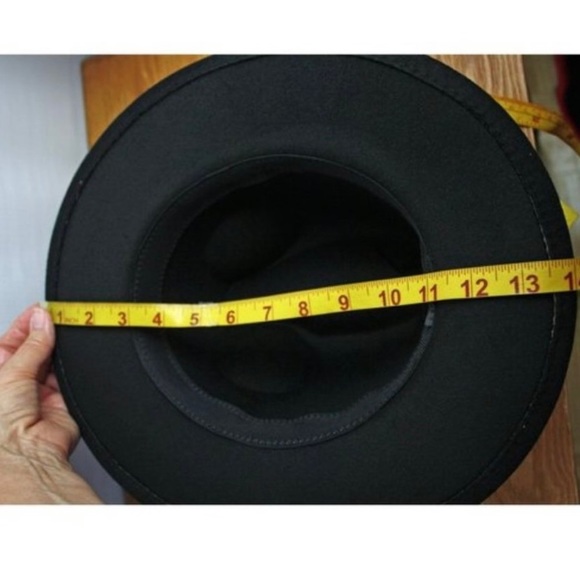 New! Sale 🔥Carmel Leopard Belted Wool Felt Panama Hat - Picture 7 of 9